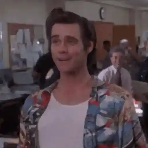 Figurinha: Ace Ventura Reage Surpreso