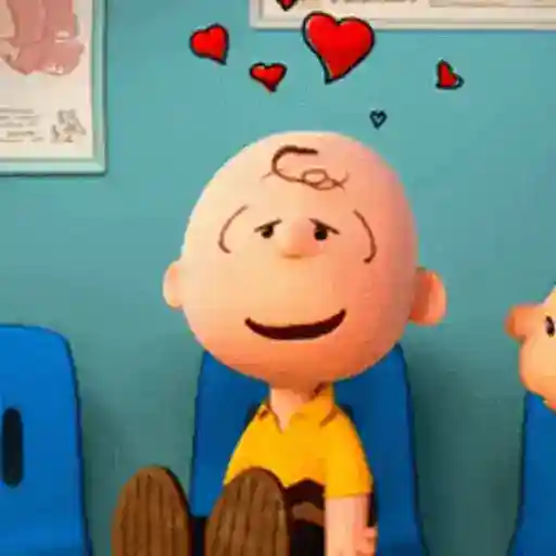 Figurinha: Charlie Brown Apaixonado