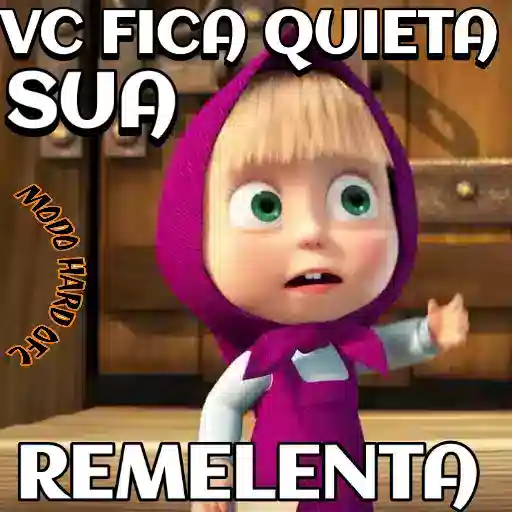 Figurinha: Masha mandona