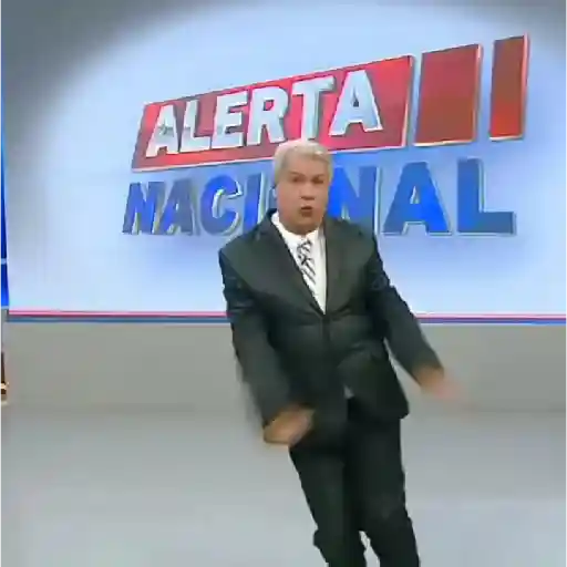 Figurinha: Apresentador Dançando