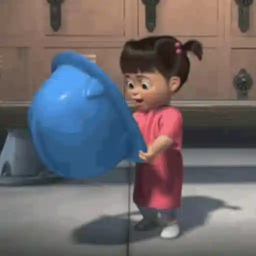 Figurinha: Boo com capacete