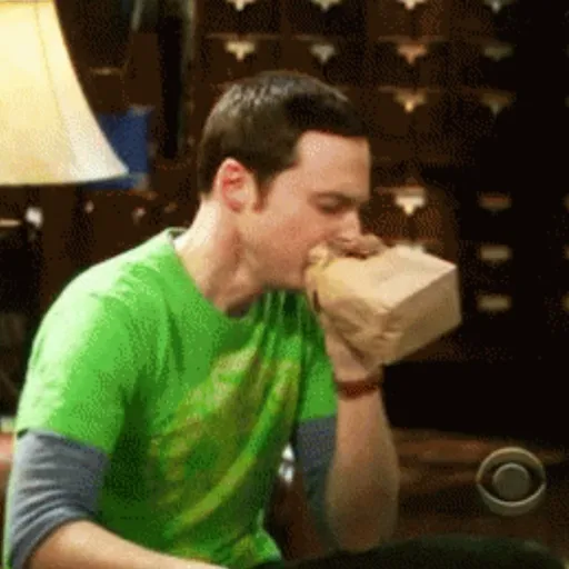 Figurinha: Sheldon Ansioso