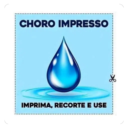 Figurinha: Choro Impresso