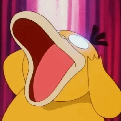 Figurinha: Psyduck em choque