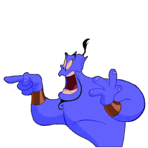 Figurinha: Gênio de Aladdin