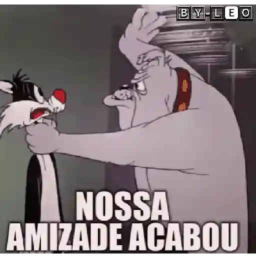 Figurinha: Nosso amor acabou
