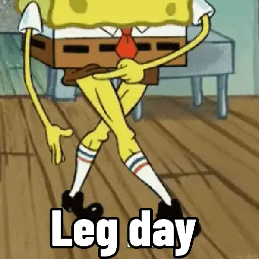 Figurinha: Bob Esponja: Dia de Pernas