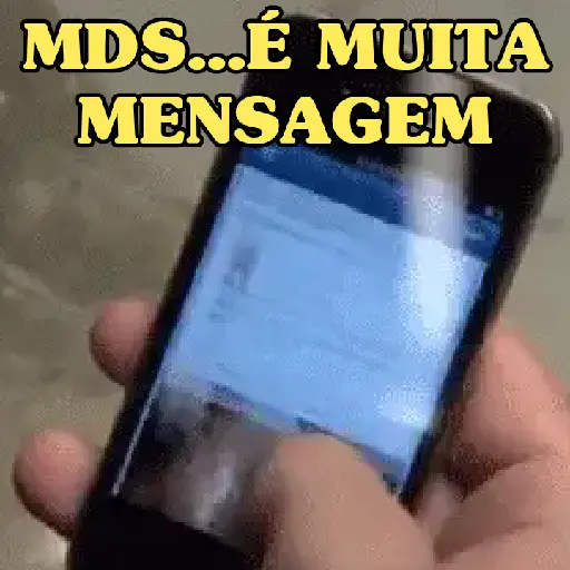 Figurinha: MDS... É MUITA MENSAGEM
