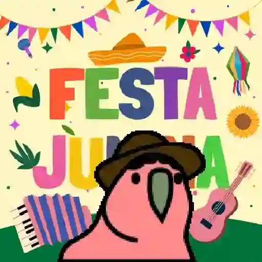 Figurinha: Festa Junina do Papagaio