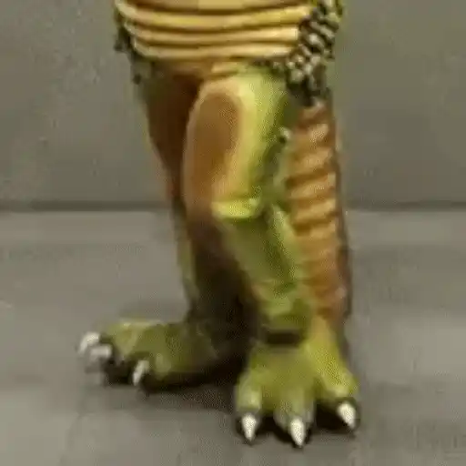Figurinha: Monstro dançando