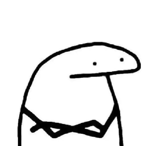 Figurinha: Flork mostrando dedo do meio