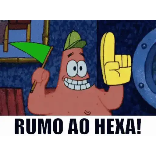 Figurinha: Patrick Estrela Rumo ao Hexa