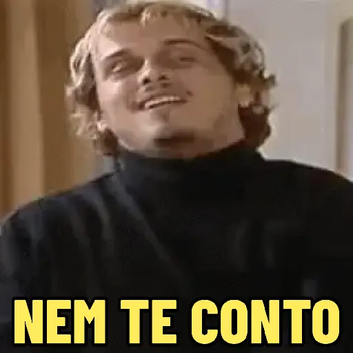 Figurinha: Nem te conto
