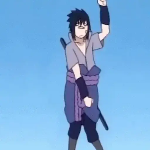 Figurinha: Sasuke Dançando Maluco