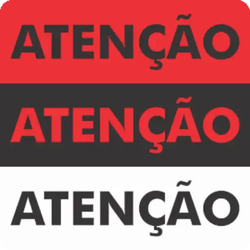 Figurinha: Atenção em Cores Vibrantes