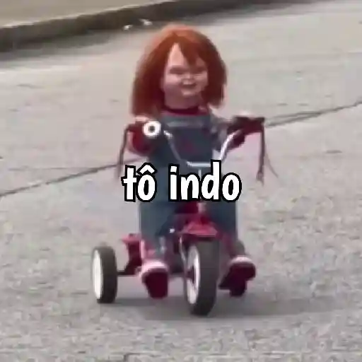 Figurinha: Chucky de Triciclo