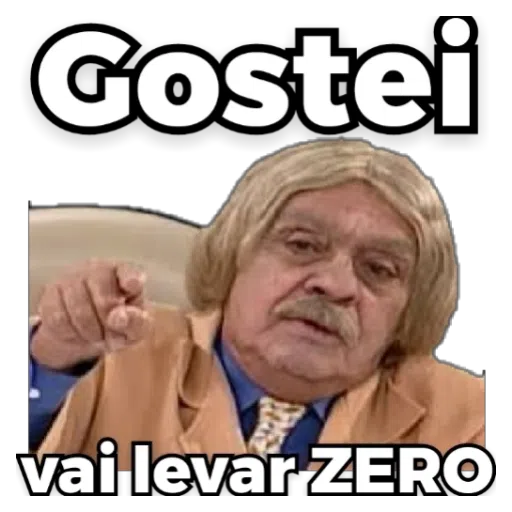 Figurinha: Gostei, vai levar ZERO