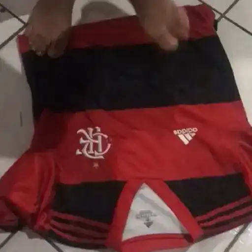 Figurinha: Camisa do Flamengo com Adidas