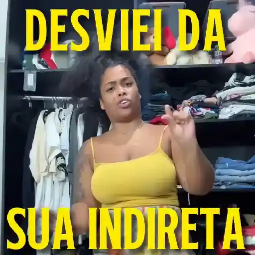 Figurinha: Desviei da indireta