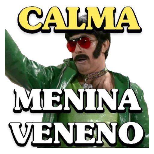 Figurinha: Calma Menina Veneno