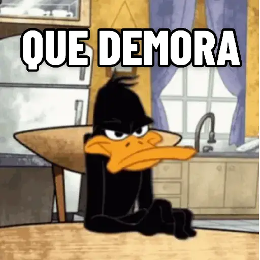 Figurinha: Pato Daffy impaciente