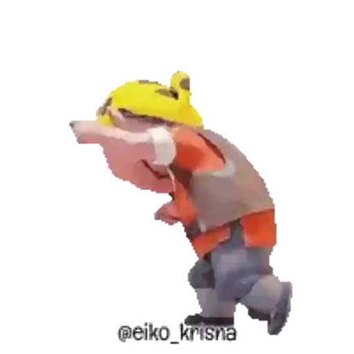 Figurinha: Personagem dançando