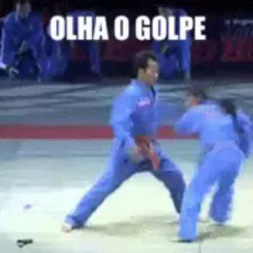 Figurinha: Olha o golpe!
