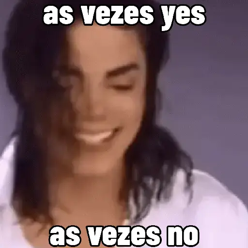 Figurinha: Michael Jackson: Às Vezes Sim, Às Vezes