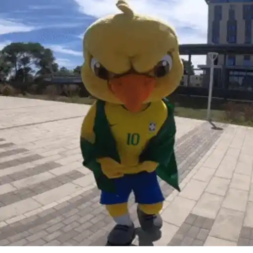Figurinha: Pato de Casaca Agita Bandeira do Brasil