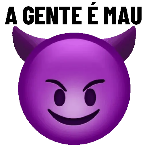 Figurinha: A gente é mau