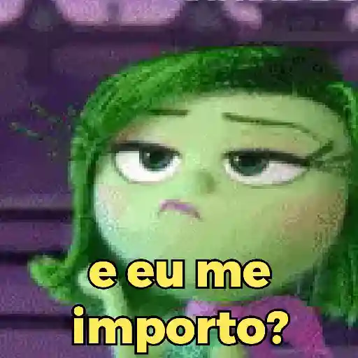 Figurinha: E eu me importo?