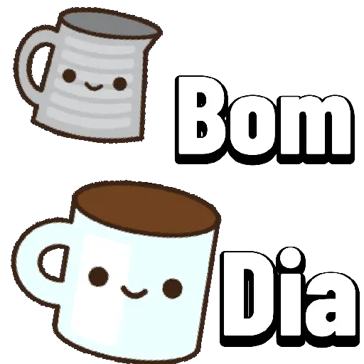 Figurinha: Café com Bom Dia