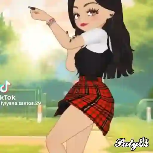 Figurinha: Garota Dançando