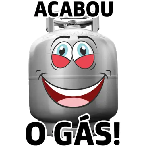 Figurinha: Acabou o Gás! - Cilindro Chorando