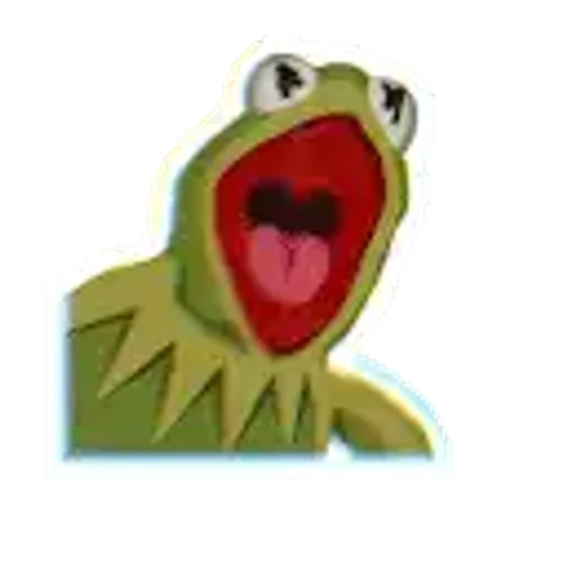 Figurinha: Kermit Grito