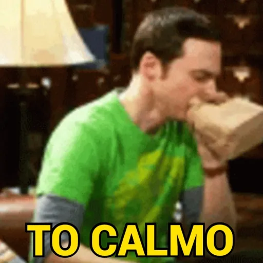 Figurinha: Sheldon "Tô Calmo"