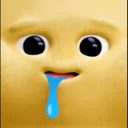 Figurinha: Batatinha chorando