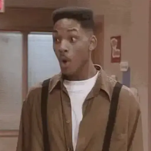 Figurinha: Will Smith Chocado