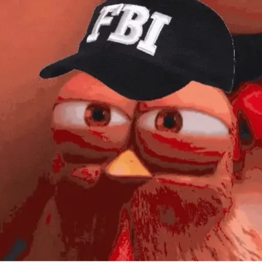 Figurinha: Frango FBI