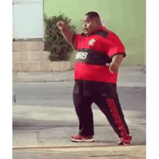 Figurinha: Homem Dançando Flamengo