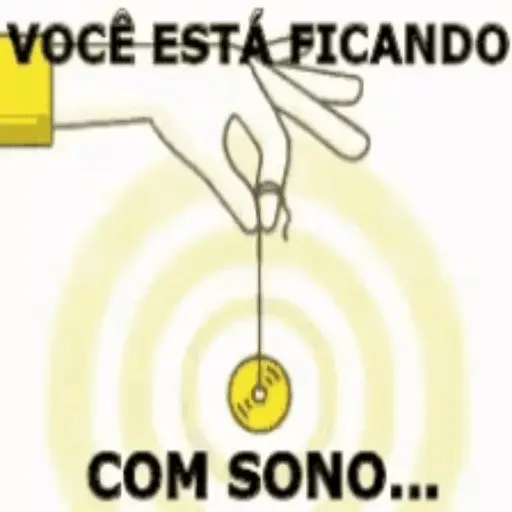 Figurinha: Hipnose com pêndulo