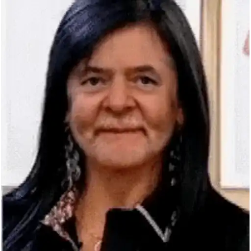 Figurinha: Mulher com bigode dançando