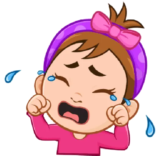 Figurinha: Bebê chorando