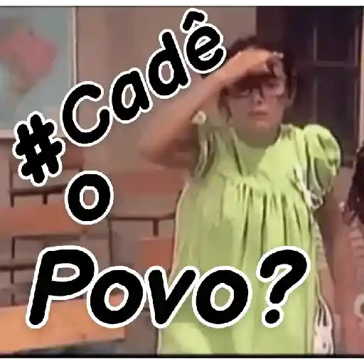 Figurinha: Cadê o Povo?