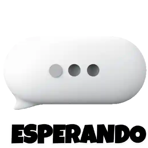 Figurinha: Balão de fala "Esperando"
