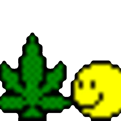 Figurinha: Maconha Feliz