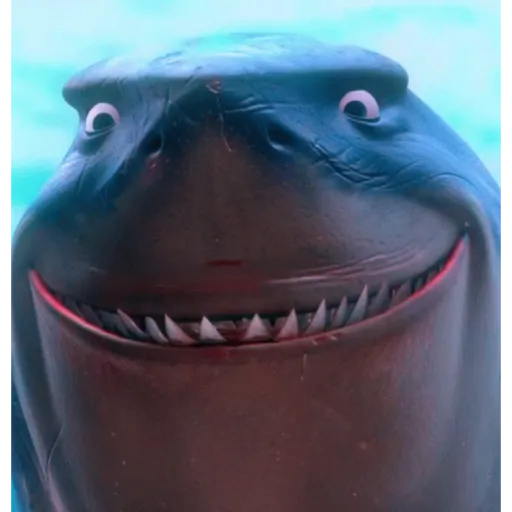 Figurinha: Tubarão Sorrindo