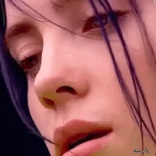 Figurinha: Billie Eilish Sorrindo e Rindo