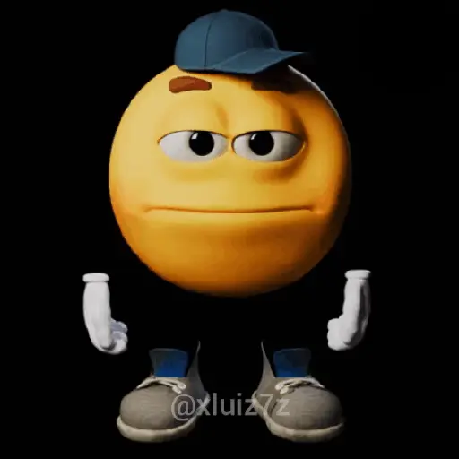 Figurinha: Emoji Pensativo e Silencioso