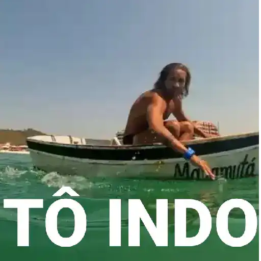 Figurinha: Remando "Tô Indo"